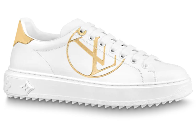 (WMNS) LOUIS VUITTON LV Time Out Sneakers 'White Gold' 1A8NI9