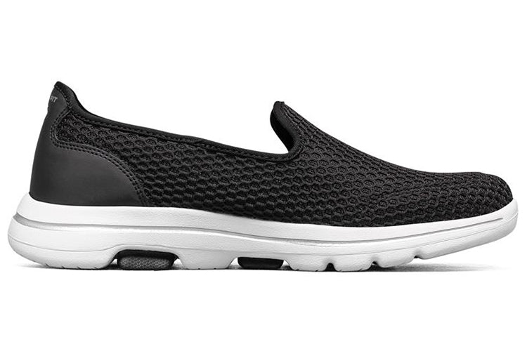 (WMNS) Skechers Go Walk 5 Lazy Shoes Black 896021-BKW