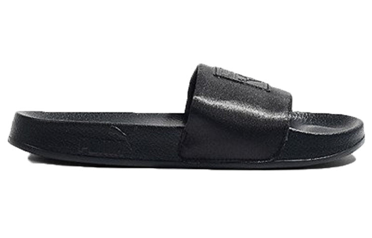 (WMNS) PUMA Leadcat Satin Slippers Black 365338-01