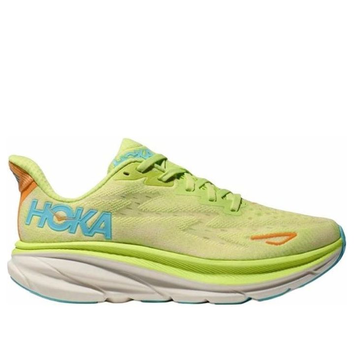 (WMNS) HOKA ONE ONE Clifton 9 Wide 'Citron' 1132211-LCS