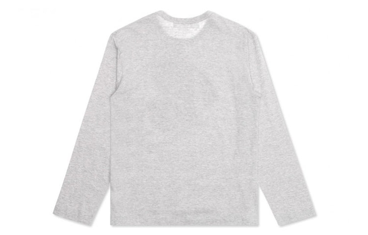 COMME des GARCONS PLAY Side Heart Long Sleeves Tee 'Grey' AZ-T268-051