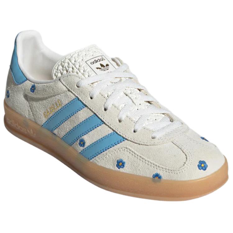 (WMNS) adidas GAZELLE Indoor Floral 'White Blue' IF4491
