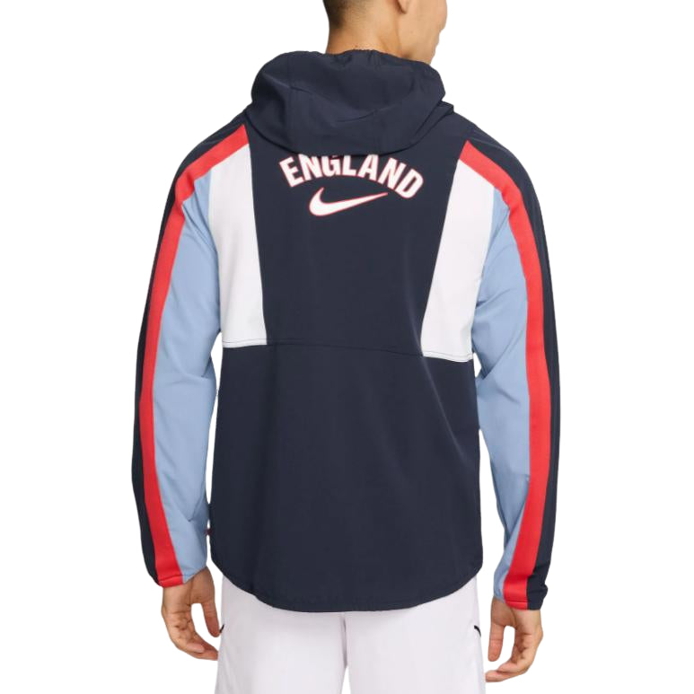 Nike England Energy Dri-FIT Woven Jacket 'Obsidian Work Blue Speed Red' IH1874-451