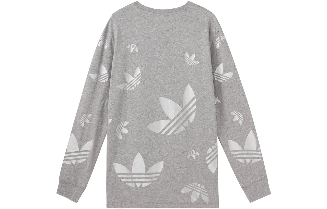 adidas Exclusive Trefoil Pullover 'Grey White' FS7326