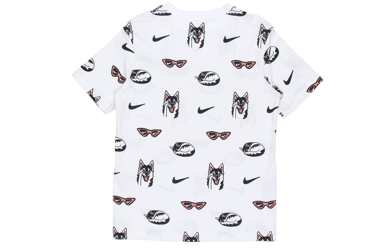 (WMNS) Nike AS W Nike Sportswear BF Dog AOP White DJ1833-100