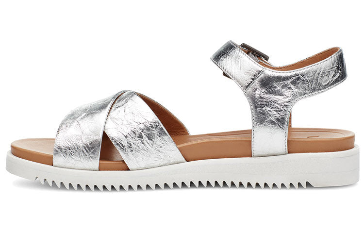 (WMNS) UGG Zoie Metallic Sandal 1116390-SLVR