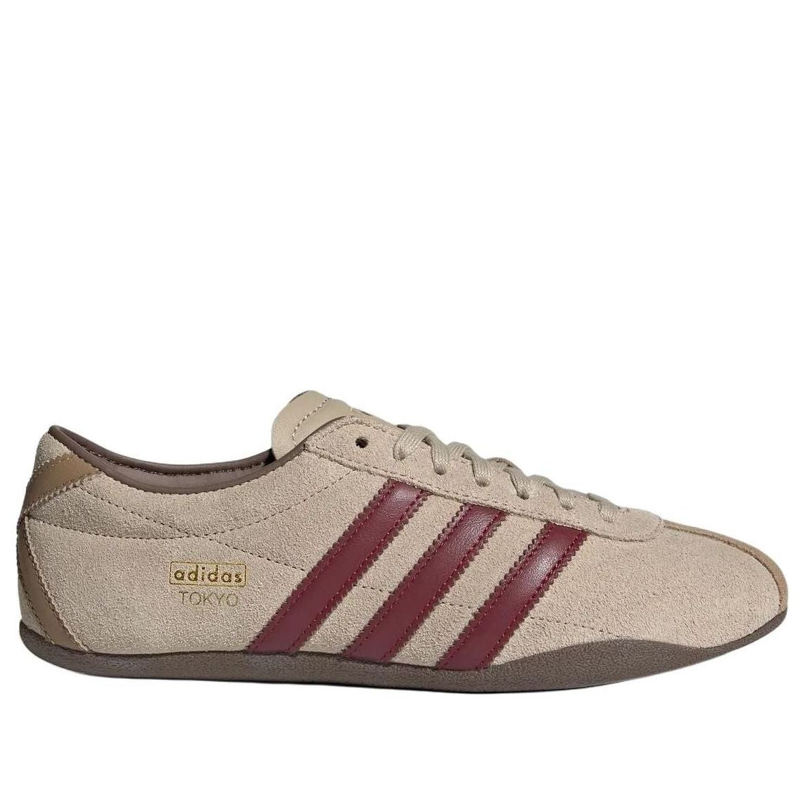 (WMNS) adidas Tokyo 'Stone Khaki Collegiate Burgundy' KJ0366