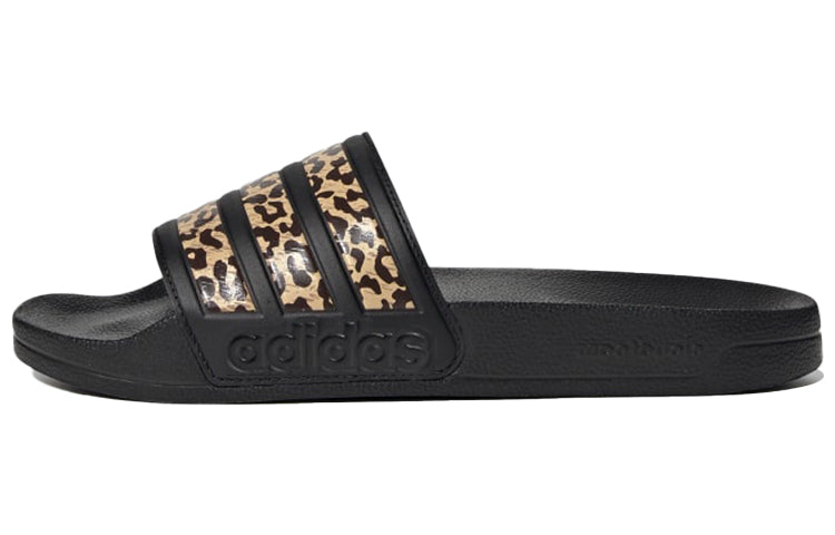 (WMNS) adidas Hirocoledge x Adilette Shower Slide 'Takahashi Hiroko - Black Leopard' FZ2856
