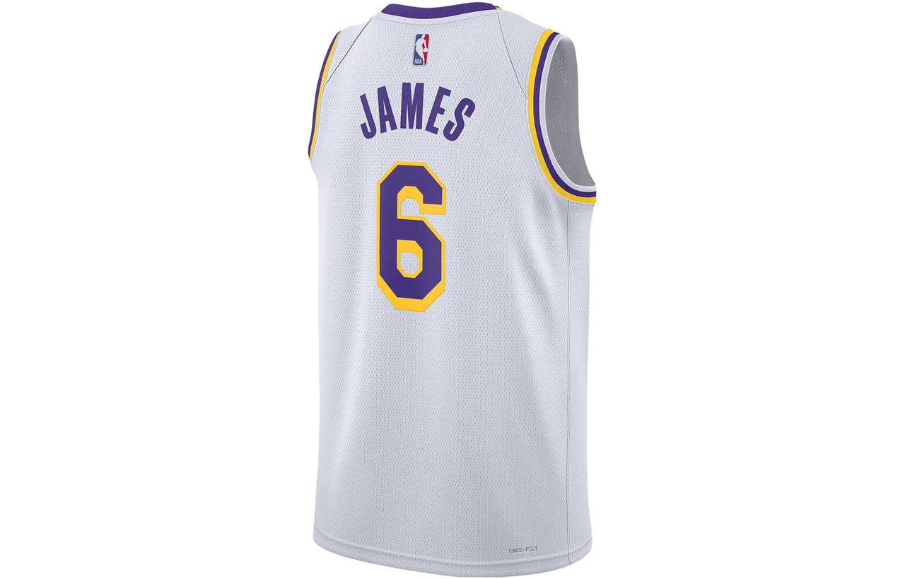 Nike NBA LeBron James Los Angeles Lakers 2022/23 Association Edition Swingman Jersey #6 DN2081-100