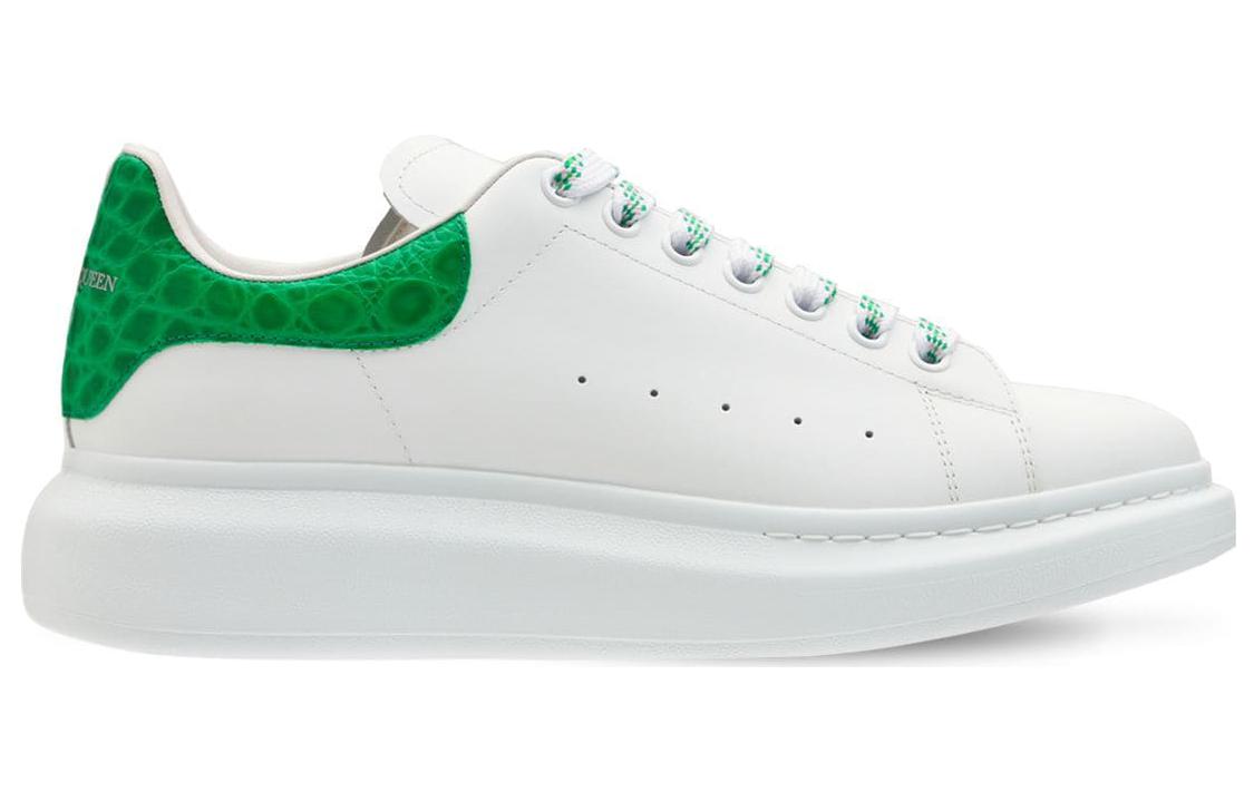 Alexander McQueen Oversized Sneaker 'White Green Crocodile' 625162WHYB89409