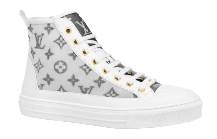 (WMNS) LOUIS VUITTON Stellar Ankle Sneakers 'White Grey' 1A8NKX