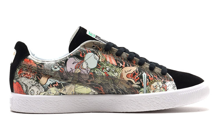 PUMA x atmos x Three Tides Tattoo Suede 'Black White' 381246-01