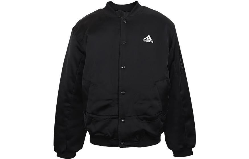 (GS) adidas Graphic Flight Jacket 'Black White' IP6995
