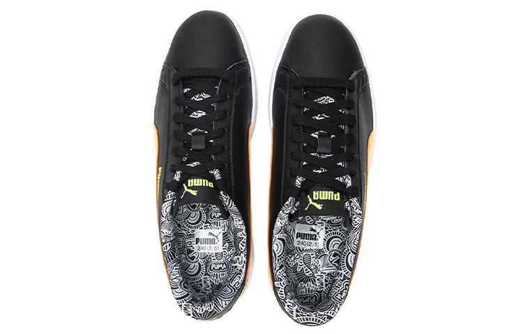 PUMA Smash V2 'Me Happy - Black Yellow' 386396-02
