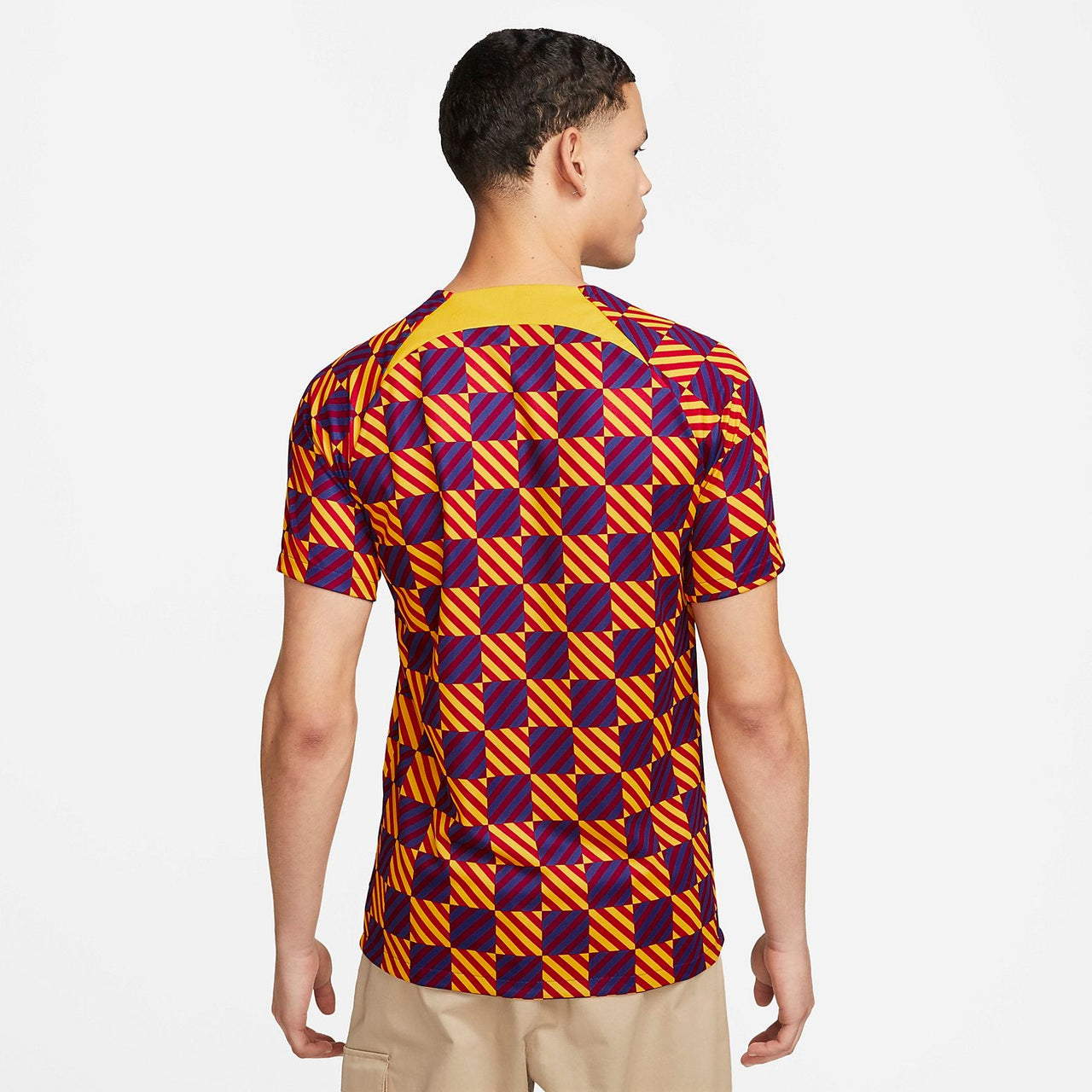 Nike Barcelona FC Pre Match Soccer Jersey 'Orange' DR4902-729