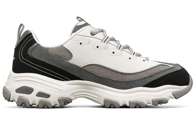 Skechers D'Lites 1.0 Low-Top Running Shoes Black/Grey 237153-BKGY