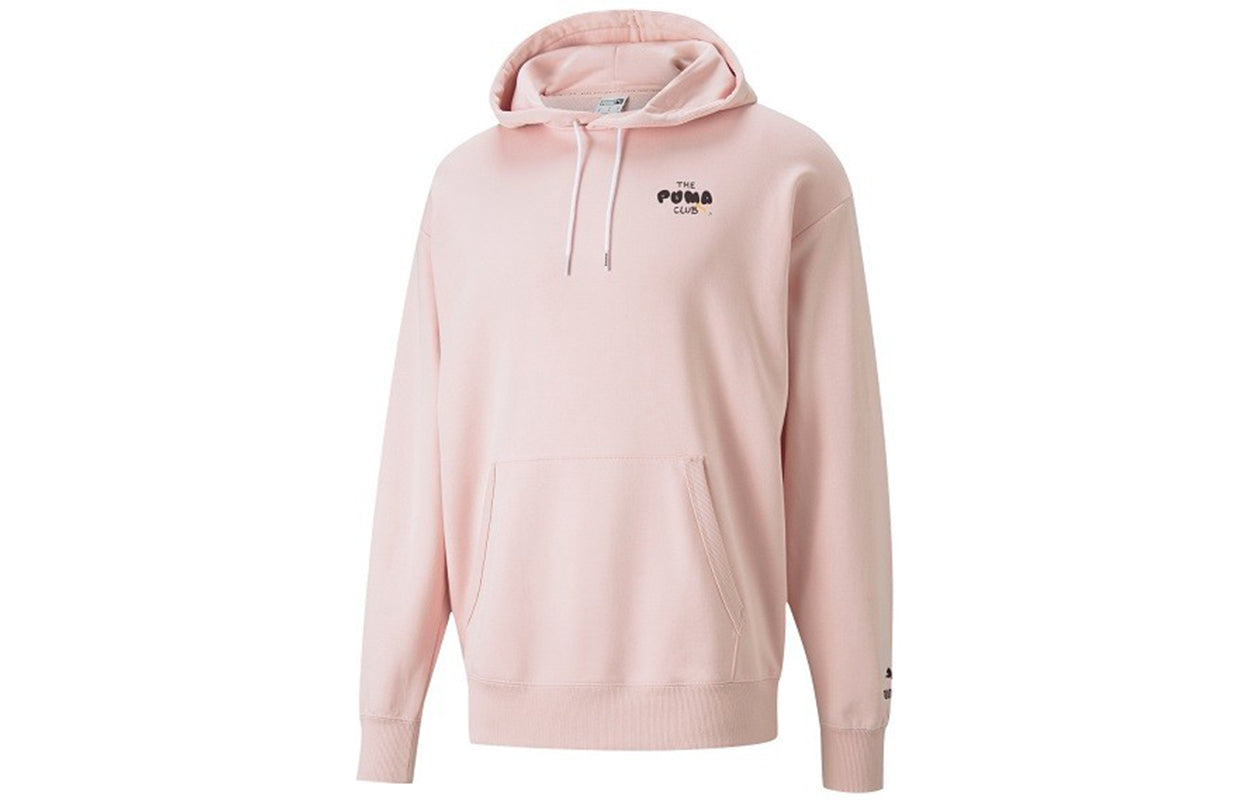 PUMA Club Graphic Living Series Funny Printing Knit Sports Pink Red 533198-36