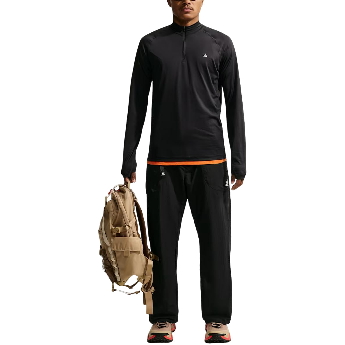 Nike x ACG Wildsee Dri-FIT 1 4-Zip T-Shirt 'Black Summit White' IM4223-010