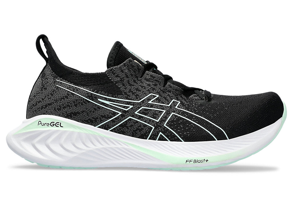 (WMNS) ASICS Gel-Cumulus 25 'Black Light Green' 1012B501-002