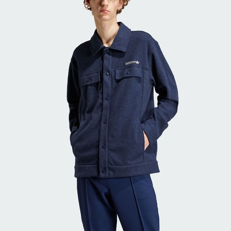 adidas Premium OS Jacket Asia Sizing 'Navy' IS2045