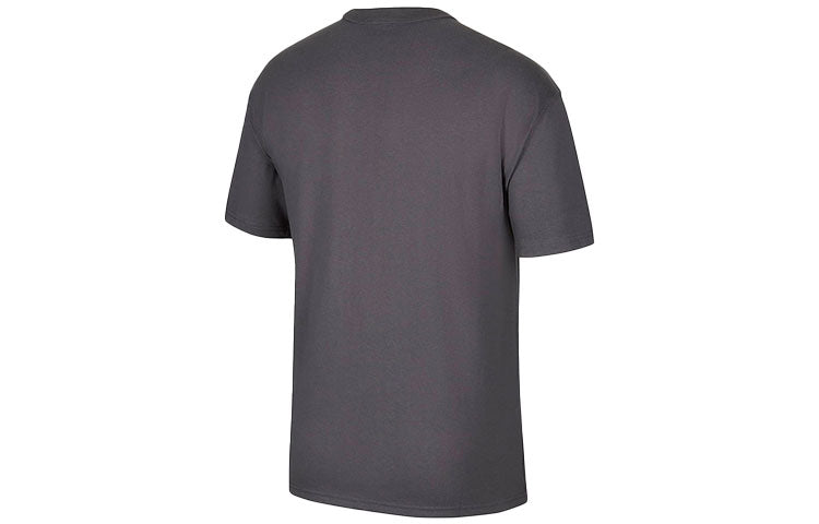 Men's Nike Sportswear Essential Pocket Embroidered Logo Sports Round Neck Short Sleeve Dark Grey T-Shirt DB3250-021