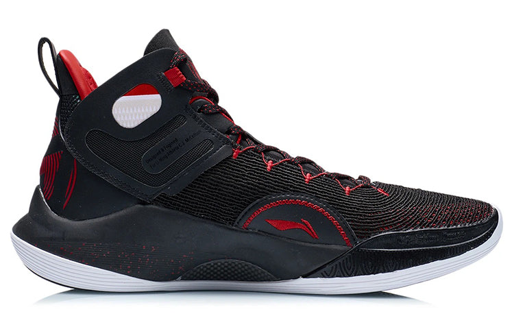Li-Ning CJ1 C.J. McCollum Mid 'Black Red' ABAR019-6