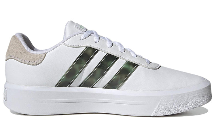 (WMNS) adidas neo Court Platform 'White Green' HP9434