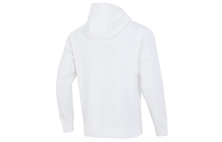 Men's Nike Nsw Bb Po Hdy Swsh Brnd Riff Contrasting Colors Logo Sports Pullover White DM2395-100