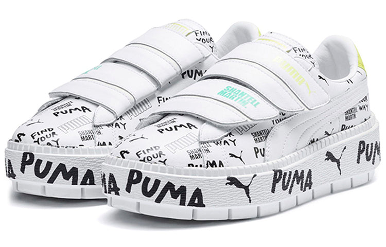 (WMNS) PUMA Shantell Martin x Platform Trace Strap 'White' 366533-01