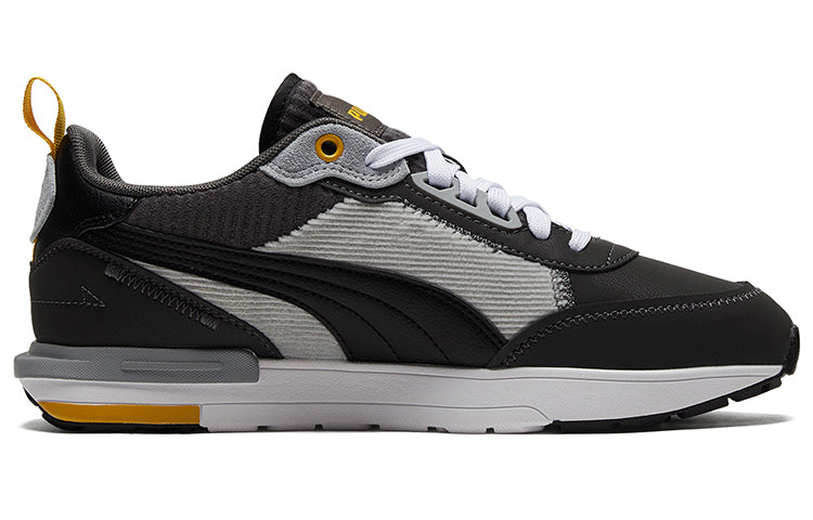 PUMA Unisex R22 Casual Shoes Black/Gray 383834-02
