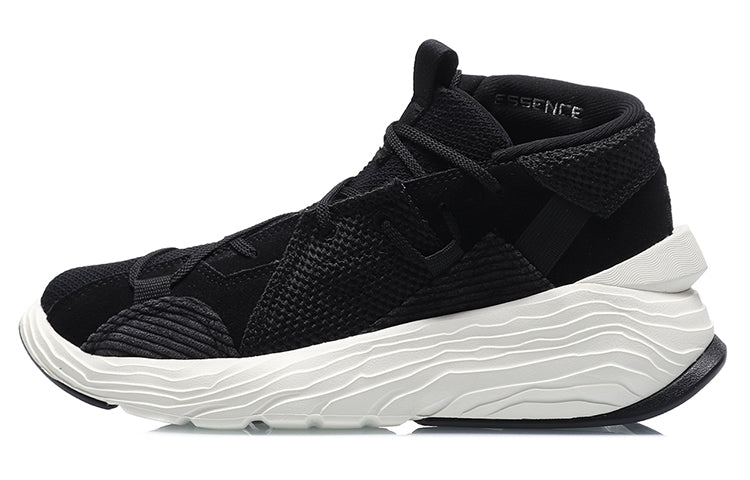 (WMNS) Li-Ning Kung Fu Winterized Sports Shoes 'Black White' AGBQ084-1