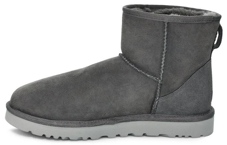 UGG Classic Mini Fleece Lined Snow Boots Dark Grey 1002072-DGRY