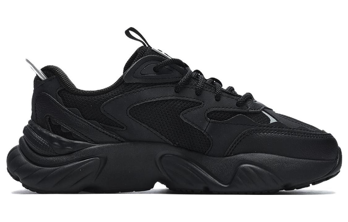(WMNS) FILA FUSION Conch DX Sneakers 'Black Silver' T12W311111FBS
