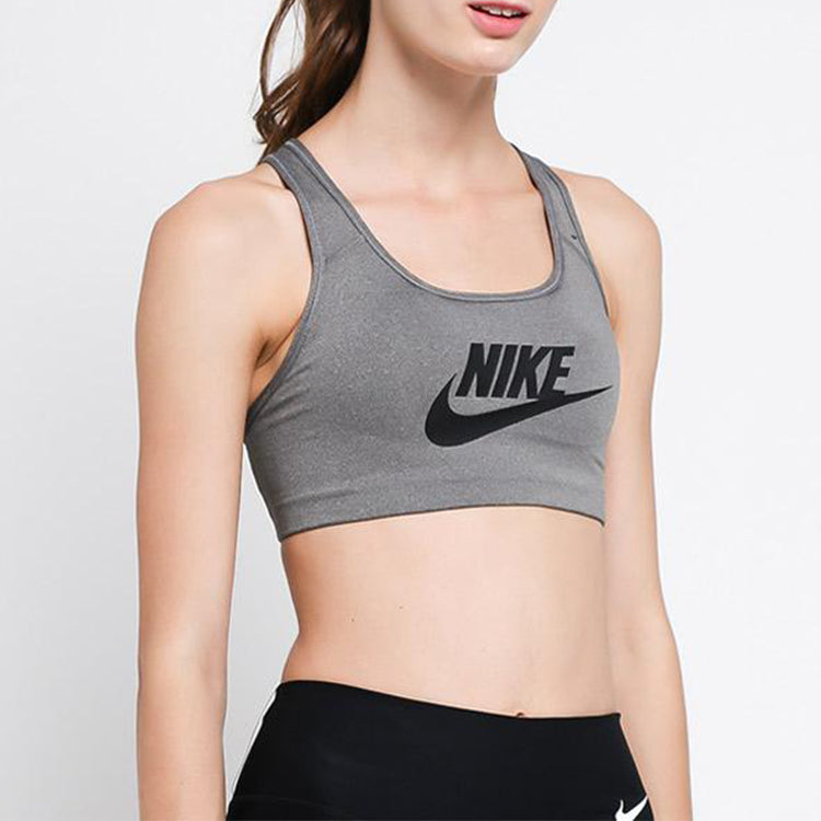 (WMNS) Nike Logo Printing Quick Dry Waistcoat Grey 899371-091