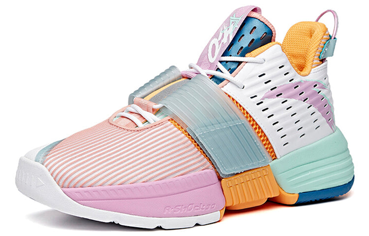 ANTA Shock The Game 4.0 'White Pink Blue' 112031108-5