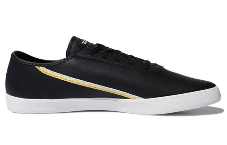 (WMNS) adidas neo Courtflash X 'Black White Yellow' EG4275