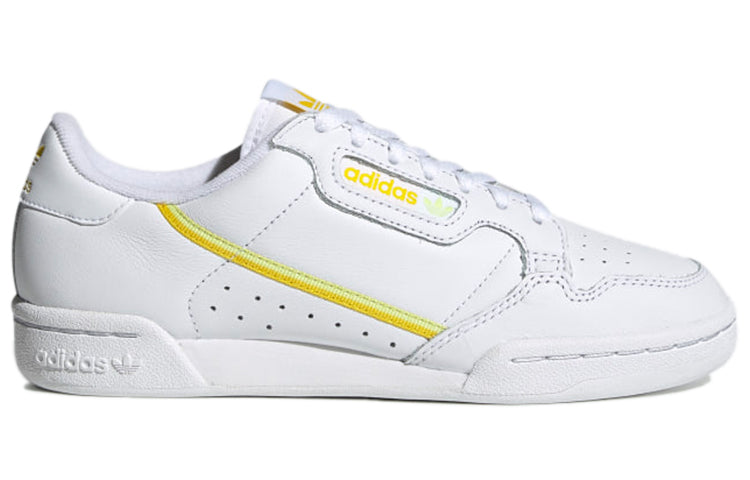 (WMNS) adidas Continental 80 'White Semi Frozen Yellow' EE5561