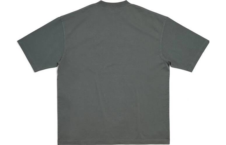 Balenciaga Mirror Balenciaga T-Shirt Medium Fit 'Grey' 612966TNVR21242