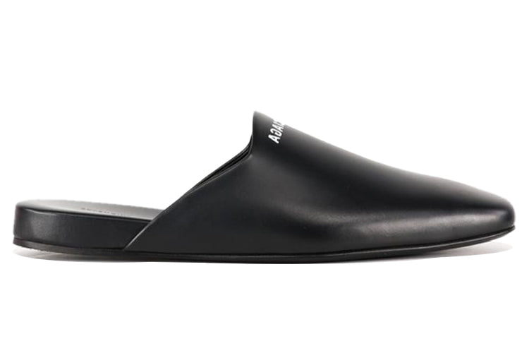 (WMNS) Balenciaga Mules 'Black White' 597344WA72G1006