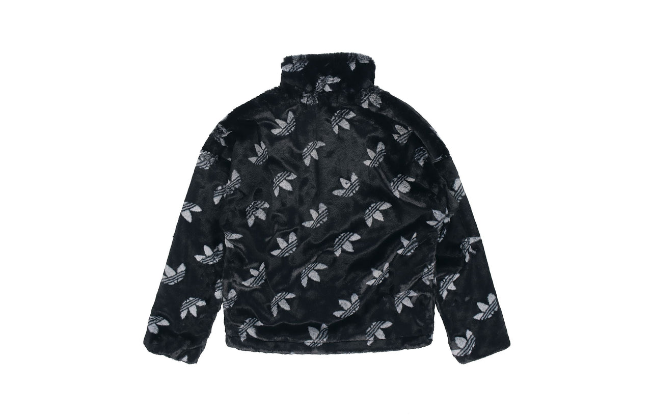 adidas originals Logo Stand Collar Sports Jacket Black HI4656