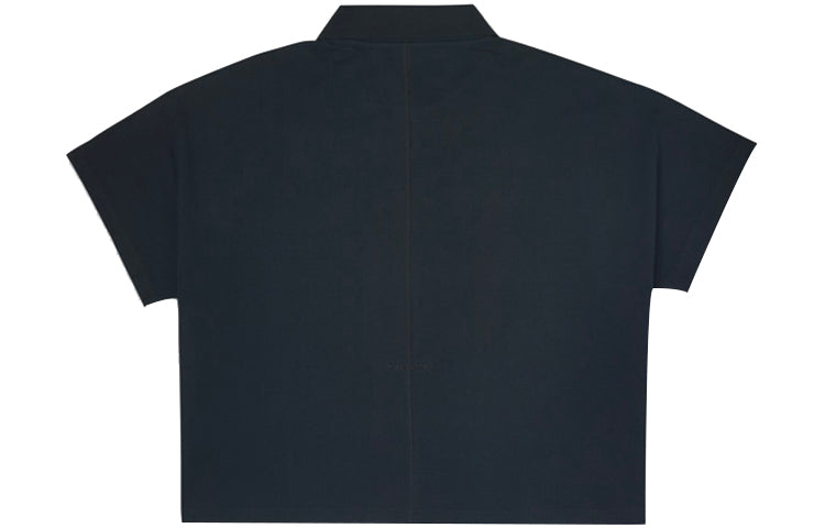 Converse Shapes Short Sleeve Polo Shirt 'Black' 10021531-A01