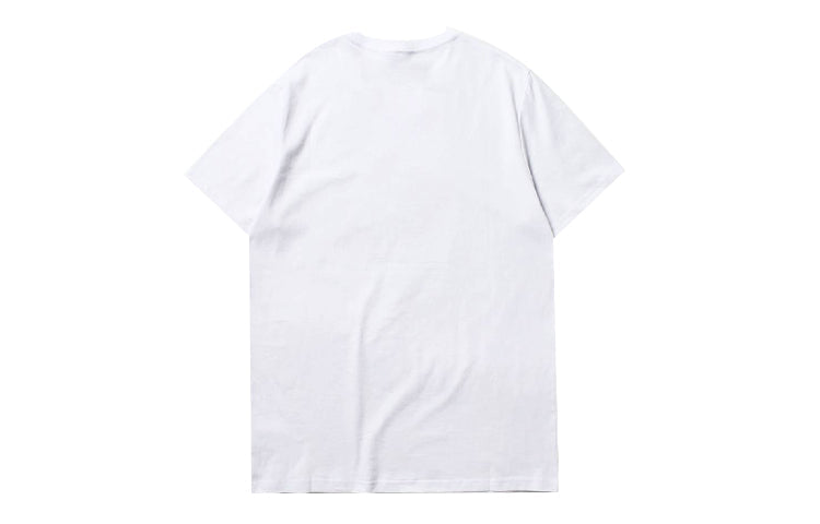 Vans Off The Wall Classic Printing Short Sleeve Couple Style White VN0A4MM7WHT
