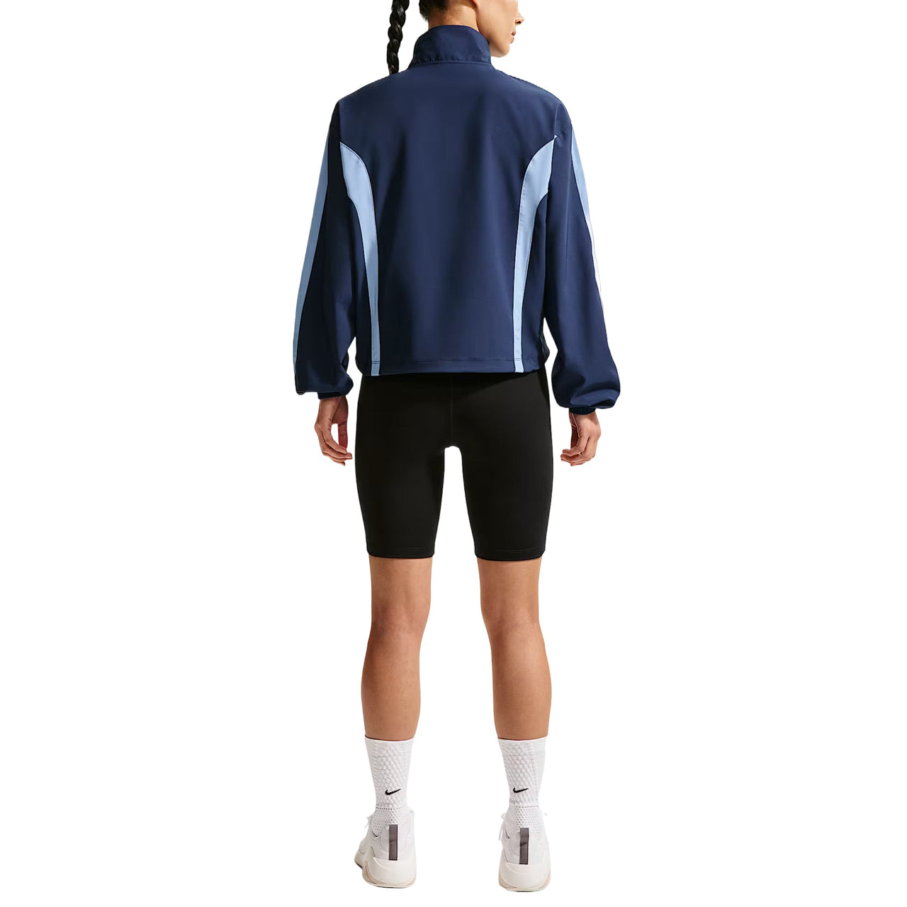 (WMNS) Nike One Woven Jackets 'Midnight Navy Aluminum White' IV5394-410