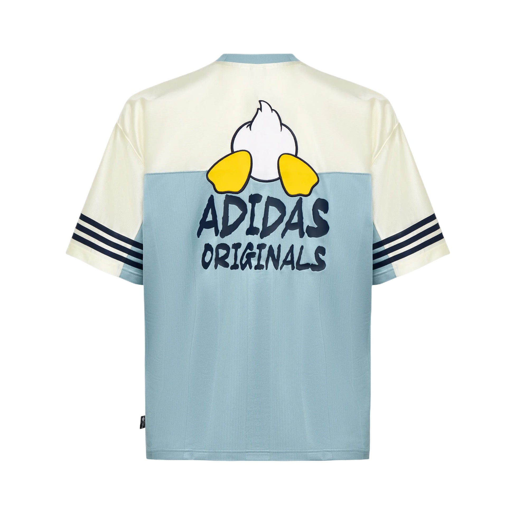 adidas x Disney Donald Duck Jersey Asia Sizing 'Ivory Ash Grey' KU3106