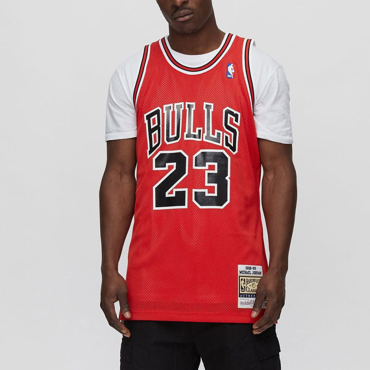 Mitchell & Ness NBA AU 88-89 23 AJY4LG19005-CBUSCAR88MJO
