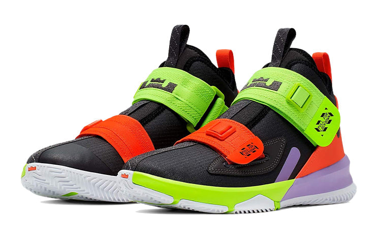 (GS) Nike LeBron Soldier 13 'Thunder Grey Crimson Green' AR7585-002