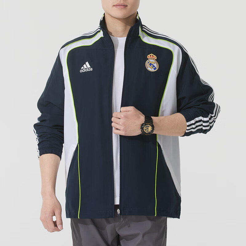 adidas Real Madrid UBP Track Top Jacket 'Night Navy' JF2575