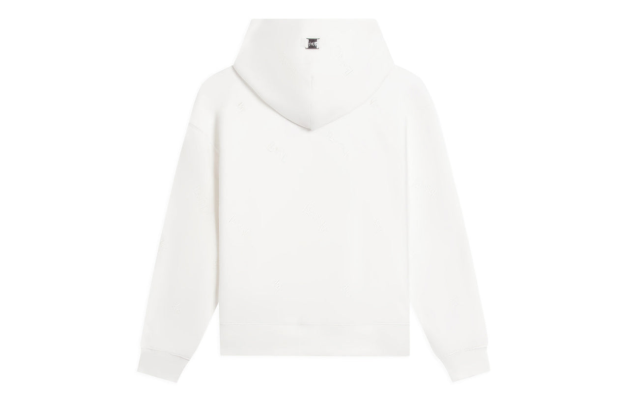(WMNS) Li-Ning Small Logo Hoodie 'White' AWDSC92-3