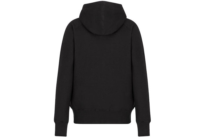 Men's DIOR x PETER DOIG Crossover FW21 Logo Embroidered Pullover Black 143J683B0531-C980