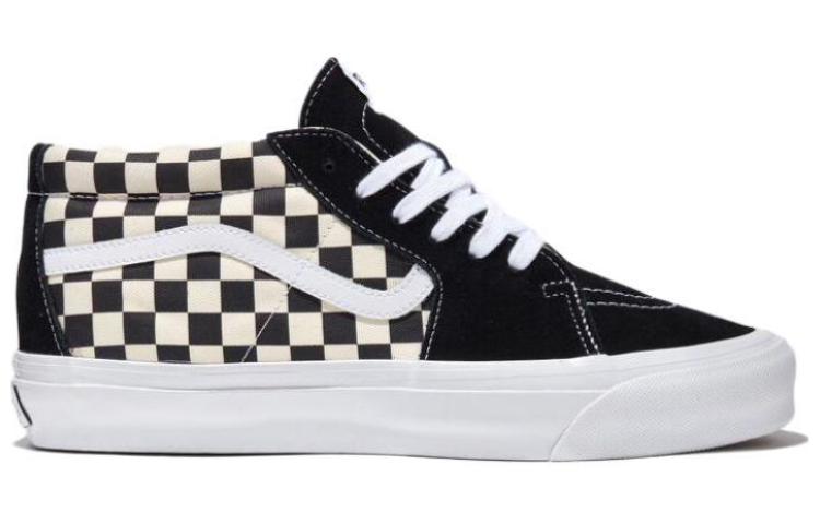 Vans Sk8-Mid Reissue 83 LX 'Checkerboard - Black' VN000CQQ2BO